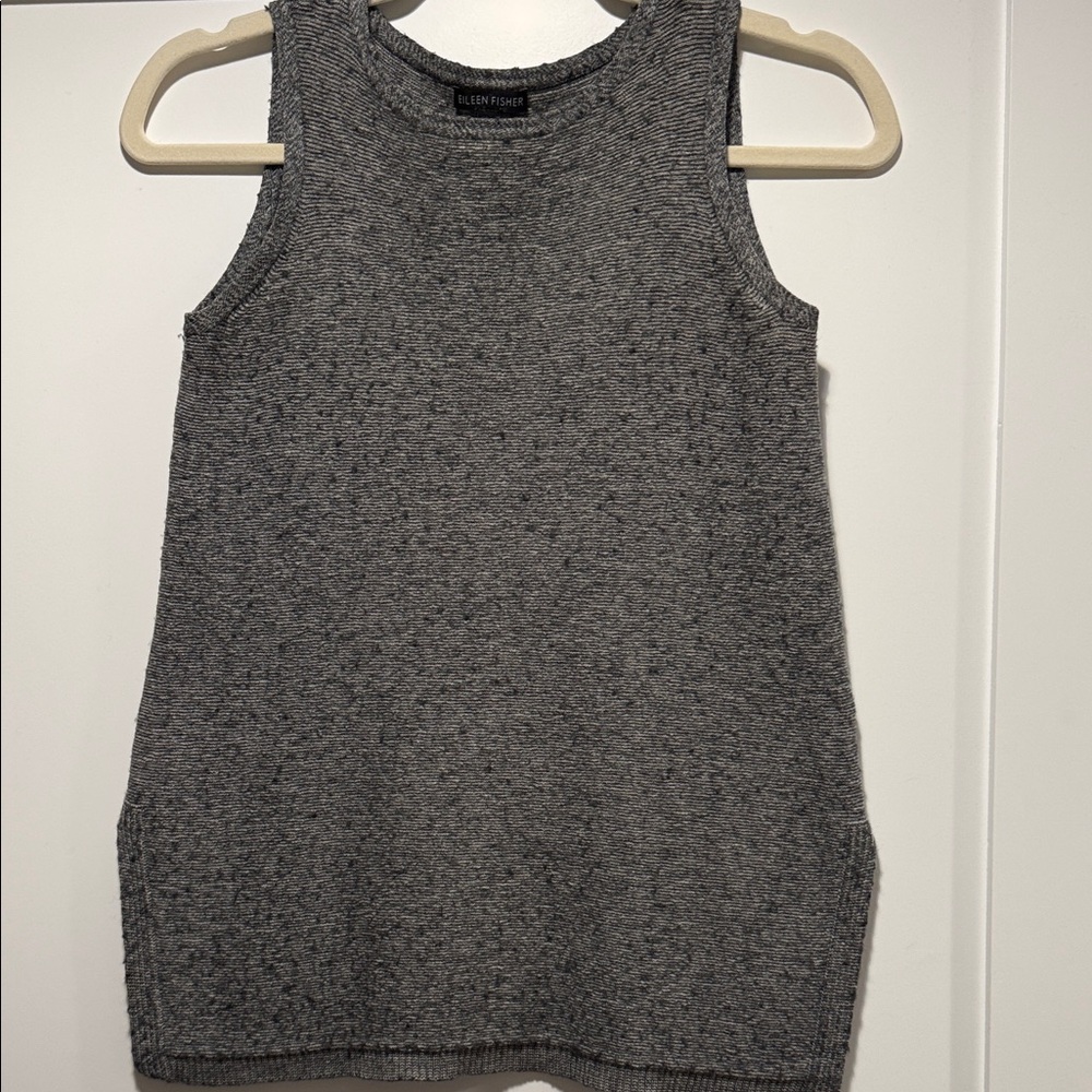 Eileen Fisher Charcoal Tank Top